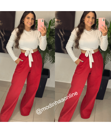 Calça Moletom WL Vermelha I